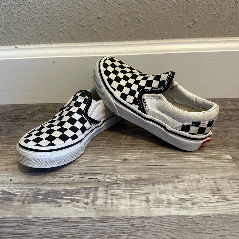 Kids slip on vans size 12